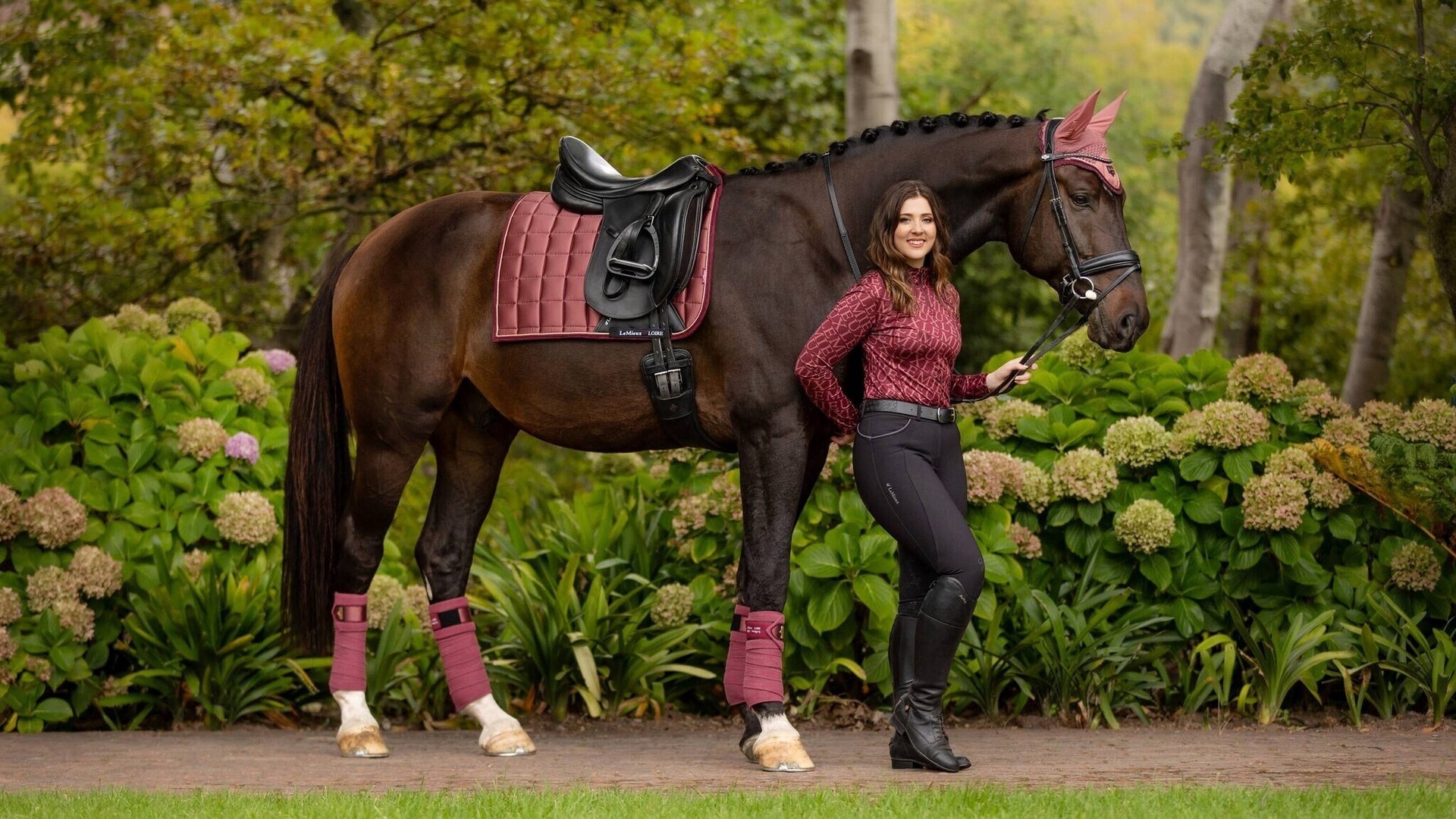 LeMieux Saddle Pad Loire Classic Orchid