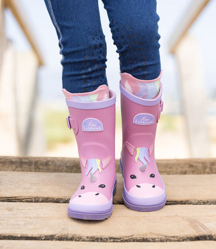 LeMieux Puddle Pals Kids Regenlaarzen Welly Unicorn
