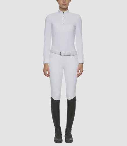 Cavalleria Toscana Women's Pleated Competition Shirt