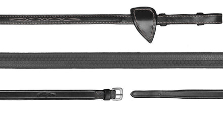 Dy'on 5/8 Rubber Reins Hunter