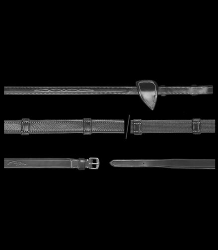 Dy'on 5/8'' Hunter Reins with 7 leather loops