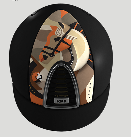 Kep Italia Cromo 2.0 Textile Black Pegasus Orange Frame Silver Subgrid Gold