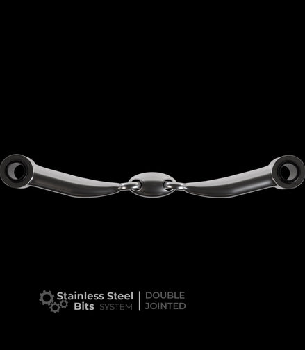 Winderen Mondstuk Dubbel Gebroken Stainless Steel