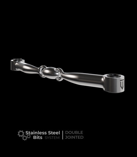 Winderen Mondstuk Dubbel Gebroken Stainless Steel
