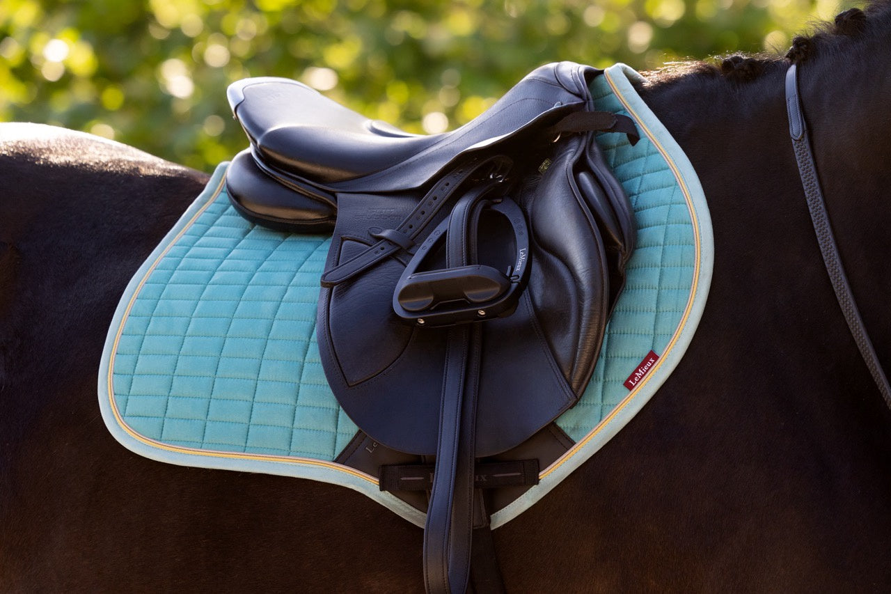 LeMieux Suede Saddle Pad Lagoon SS25