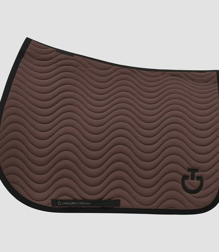 Cavalleria Toscana Quilted Wave Jersey Saddle Pad