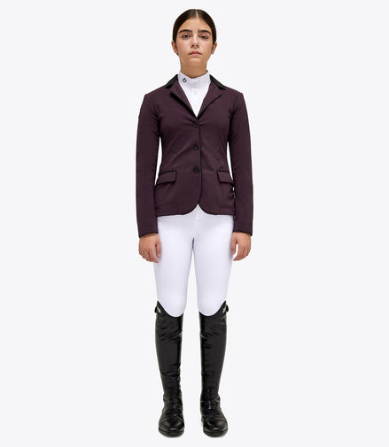 Cavalleria Toscana Girls GP Young Rider Jacket Dark Purple (3A00)