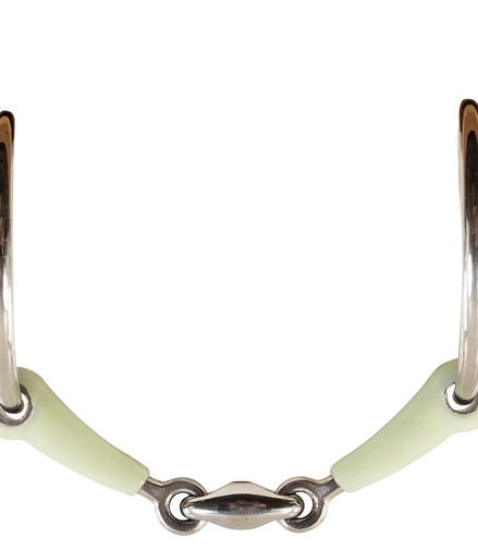 BR Dubbel Gebroken Watertrens Apple Mouth Kern Rvs 14mm