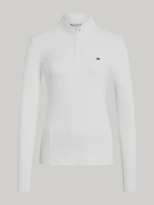 Tommy Hilfiger Equestrian Avon Wedstrijdshirt Lange Mouwen Dames