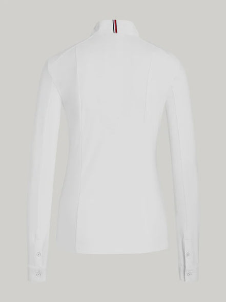 Tommy Hilfiger Equestrian Avon Wedstrijdshirt Lange Mouwen Dames