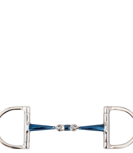 BR Dubbel gebroken D-Ring Sweet Iron - 14mm