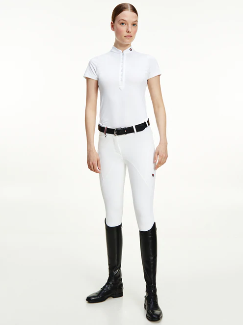 Tommy Hilfiger Equestrian Wedstrijd Shirt Short Sleeve