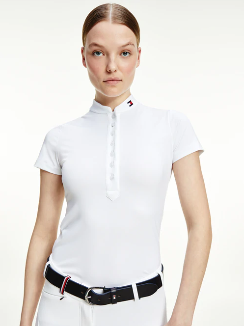 Tommy Hilfiger Equestrian Wedstrijd Shirt Short Sleeve