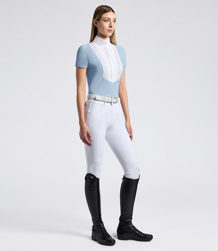 Cavalleria Toscana American Women's Competition Jersey Fog Blue