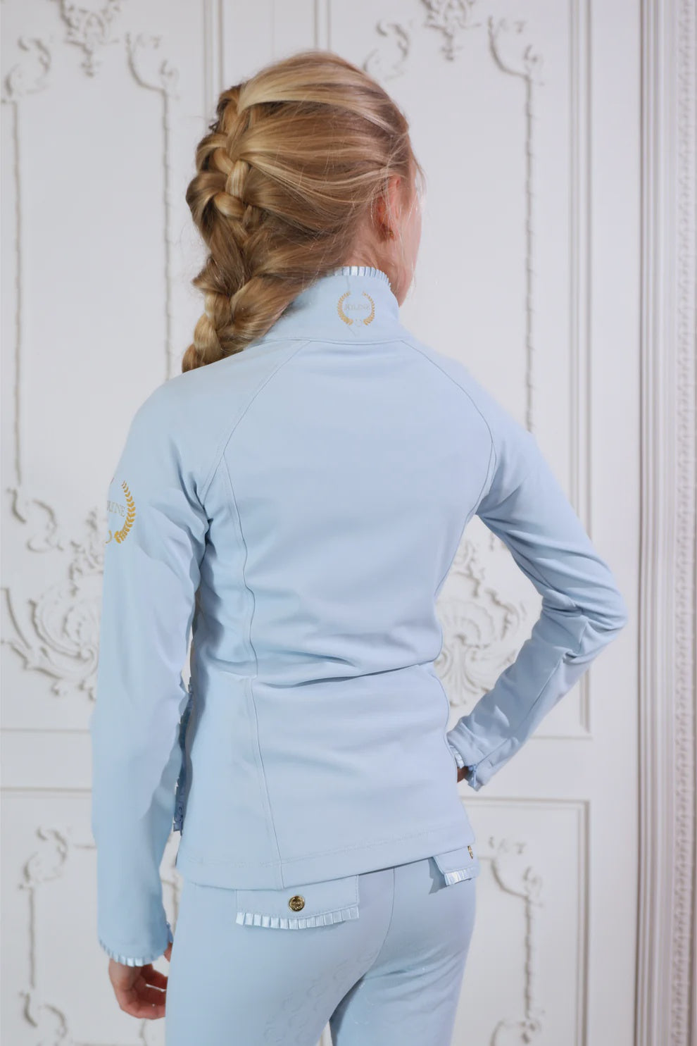 Joline Vest Meisjes Aqua Blue