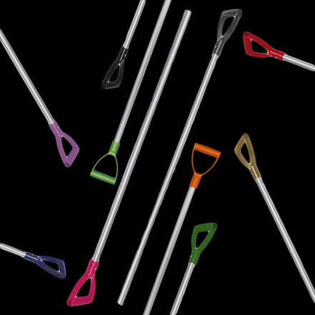 Holland Animal Care Mestvork steel alum.  handvat