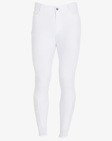 Equestro Heren Slim Fit Zomer Rijbroek Knie Grip