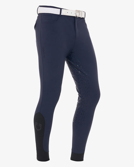 Equestro Heren Aria Slim Fit Full Grip Rijbroek