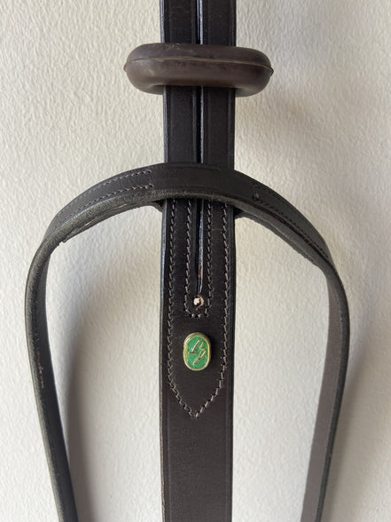 LJ Leathers Martingaal; Chroom Gespen