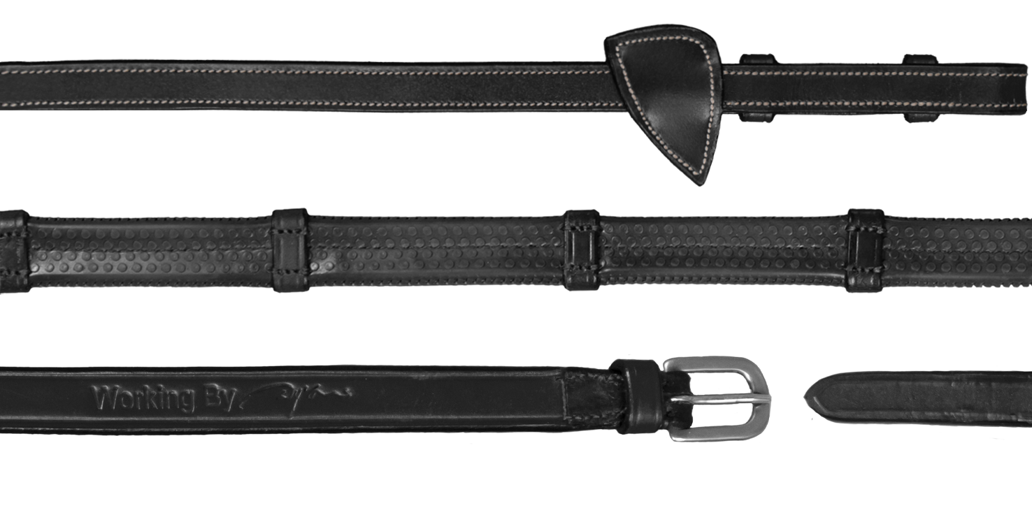 Dy'on 1/2 (13mm) Rubber Reins 7 loops Working coll.