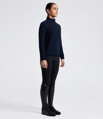 Cavalleria Toscana Fleece Half Zip Hoodie Unisex Kids