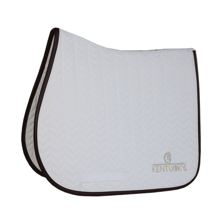 Kentucky Saddle Pad Leather Fishbone