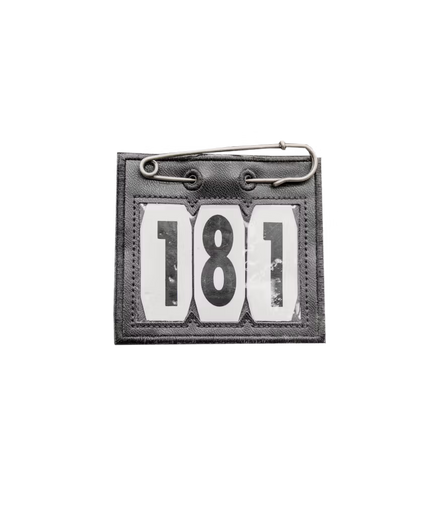 Kentucky Head Number PVC With Safety Pin