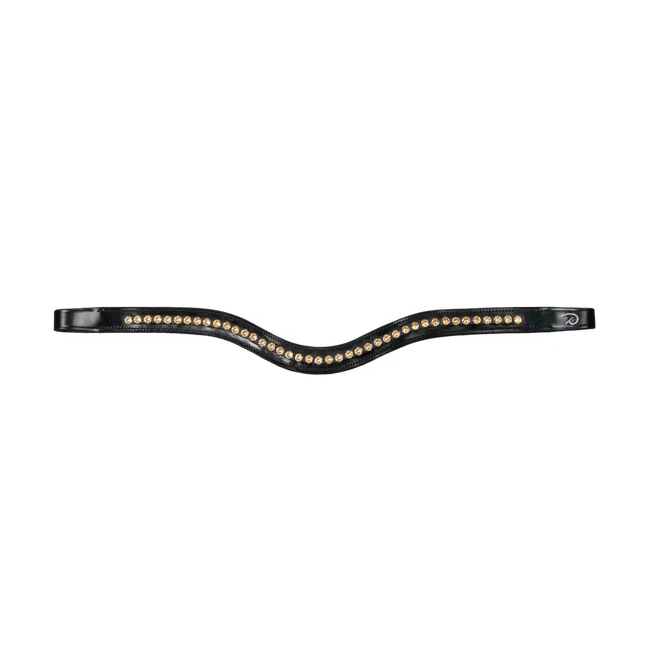 Dy'on  Gold Swarovski V-Vormige Frontriem - New English