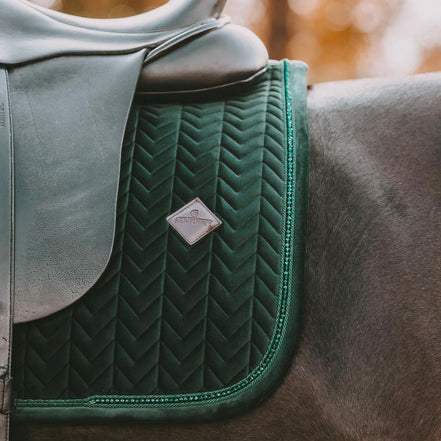 Kentucky Saddle Pad Velvet Pearls