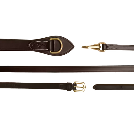 Dy'on Full Leather Draw Reins 1/2 - D Collection