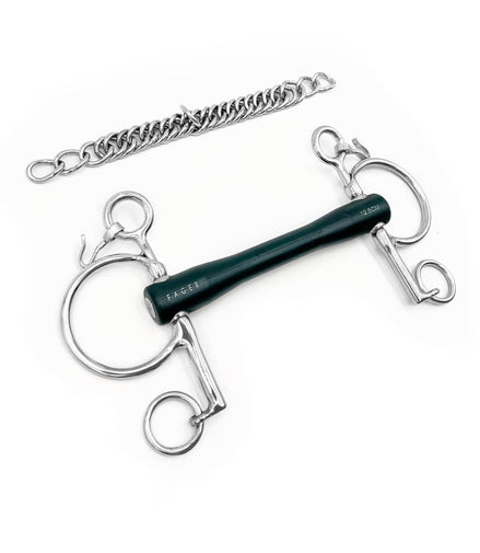 Fager Nicole Hard Rubber bit Baby pelham