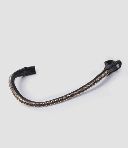 PS of Sweden Frontriem Sleek Coffee Zwart Leder Full