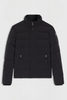 Boss Equestrian Jamie Puffer Velvet Jas Heren - Zwart