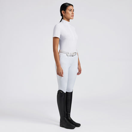 Cavalleria Toscana Dames Heat Saeled Perforated Bib S/S Wedstrijd Shirt