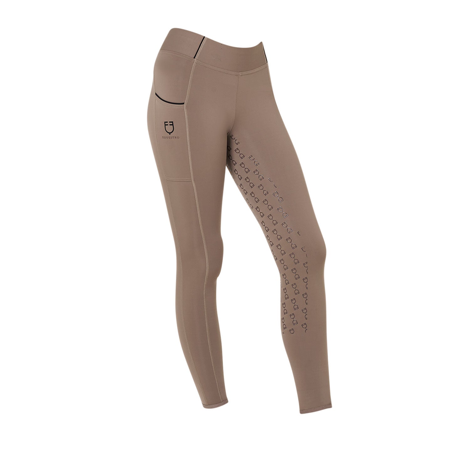 Equestro Stretch Legging Full Grip Meisjes