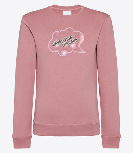 Cavalleria Toscana Young Rider Comic Book Cotton Crew Neck Sweatshirt