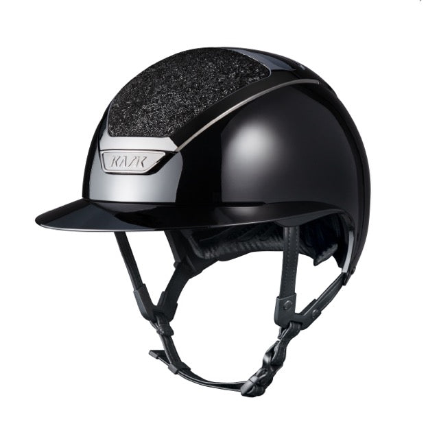 Kask Star Lady Pure Shine Chrome Black Swarovski Midnight Black