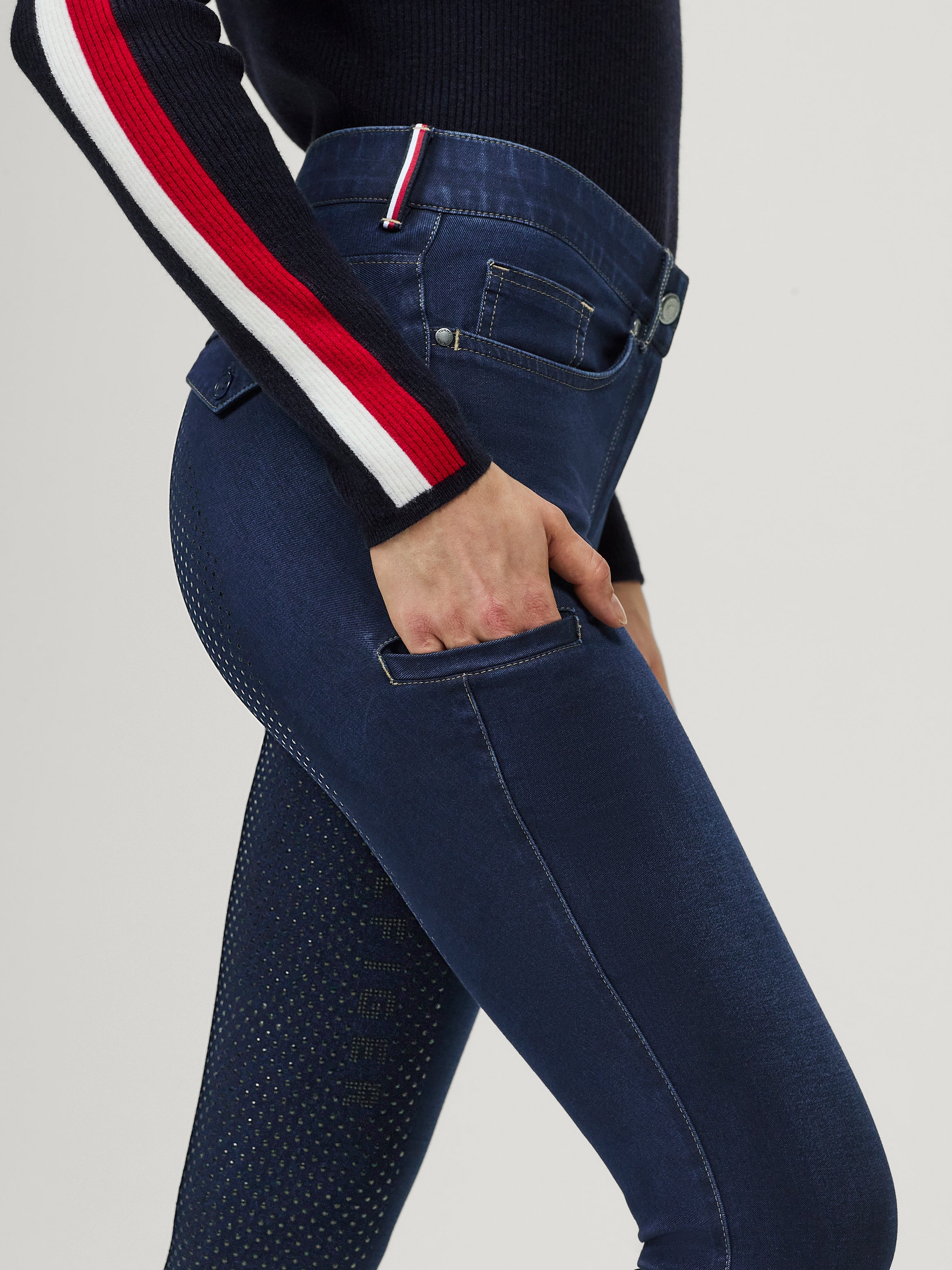 Tommy Hilfiger Hope Jeans Rijbroek Rinse Dames
