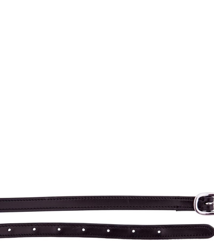 BR Leather Spur Straps; 13mm Black