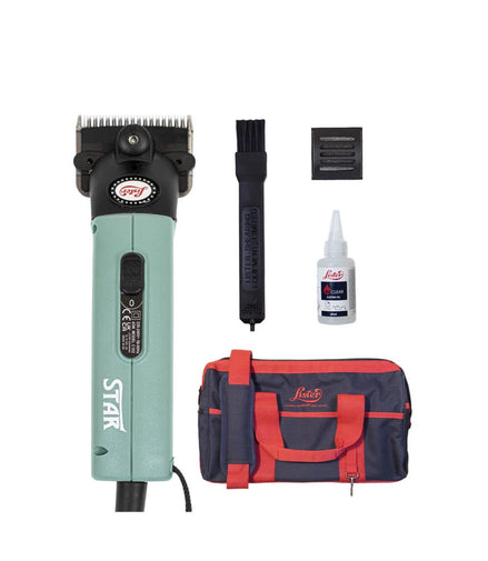 Lister Star Scheermachine met Opbergtas – Groen