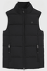 Boss Equestrian Viola Knitted Puffer Bodywarmer Dames Zwart