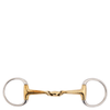 BR Dubbel gebroken bustrens Soft Contact gebogen mondstuk Bus, D, Eggbutt,... - Maddelin Equestrian BR