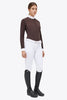 Cavalleria Toscana Dames Wedstrijd Shirt Mini Orbit Flock Printed Lange Mouwen Wedstrijdshirts - Maddelin Equestrian Cavalleria Toscana