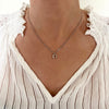 Equestrian Jewelry ketting Lola: fijne ketting met hoefijzerhanger bezet met zirkonia, in goud of zilver