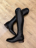 DeNiro Levante01 Black Logo Brown Sole Rijlaarzen - Maddelin Equestrian De Niro Boot Co