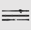 Dy'on 5/8" Webband teugels met 9 leren passanten Teugels - Maddelin Equestrian Dy on
