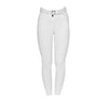Equestro Rijbroek Hoge Taille Full Grip Strass Logo Dames Dames Rijbroeken - Maddelin Equestrian Equestro
