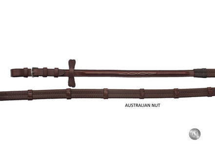 LJ Leathers Pro Selected Rein Rubber with Stoppers