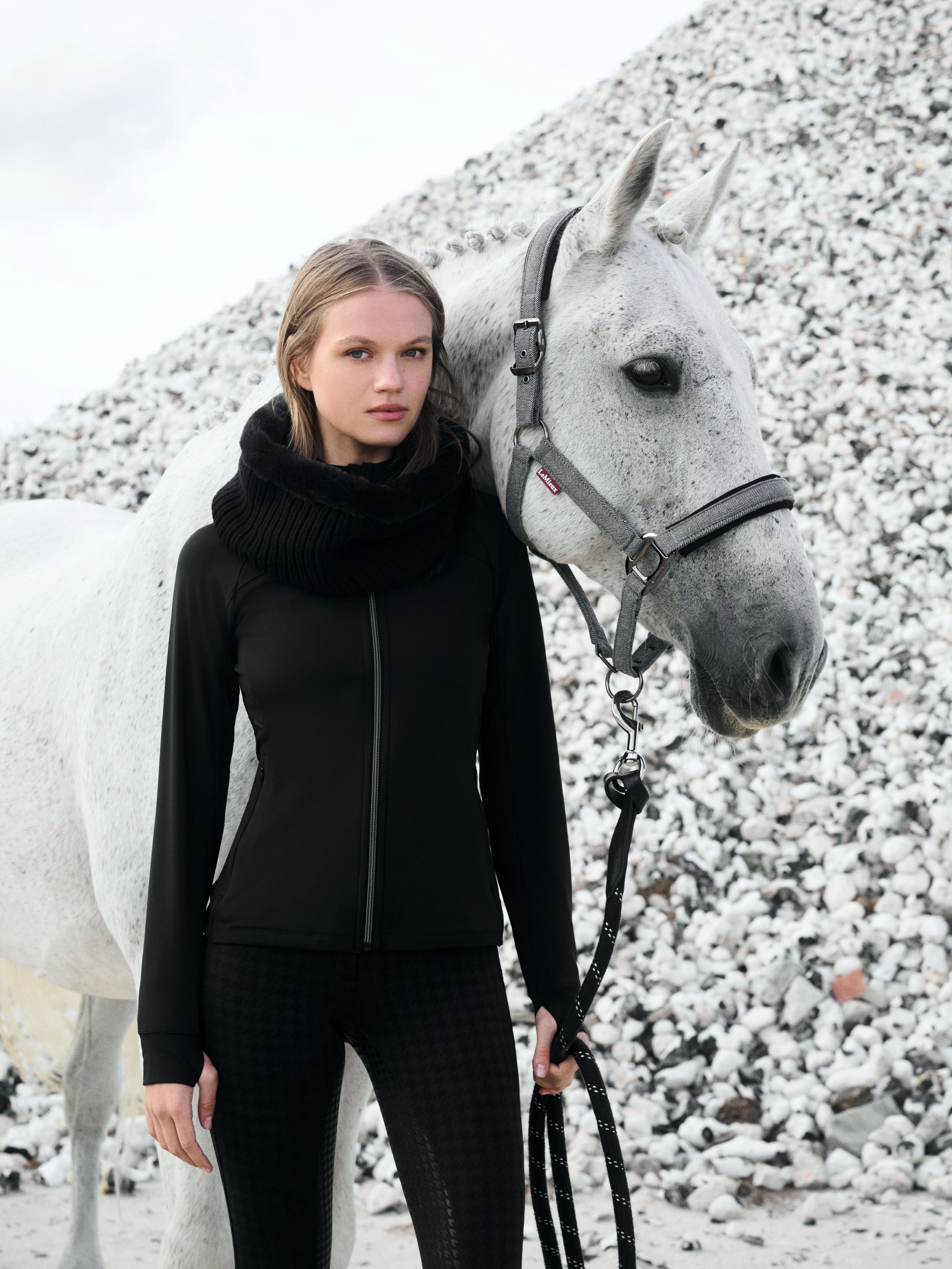 LeMieux Aspen Halster Visgraatmotief