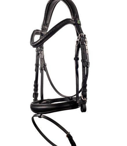 LJ Leathers Hoofdstel TRESS gecombineerde neusriem